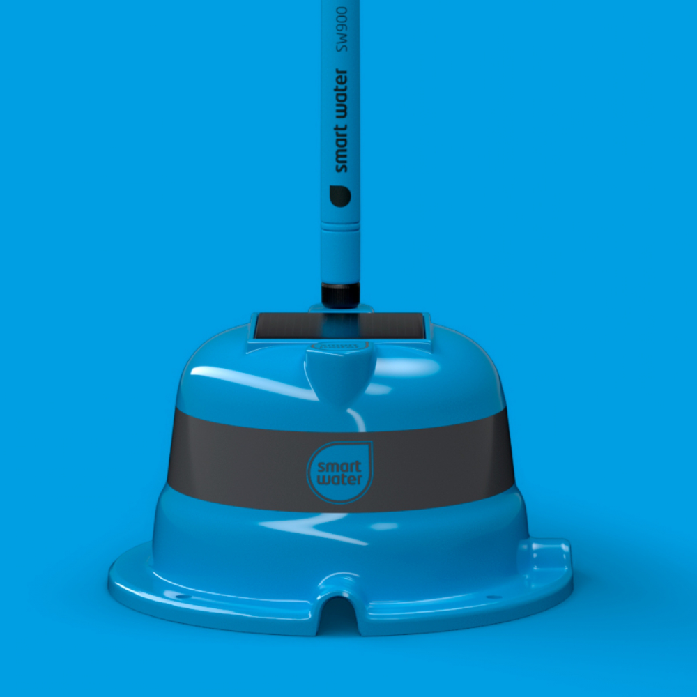 Smart Water SW900-TOPHAT - Tank Level Wireless Solar Powered Sender (No Water Sensor)