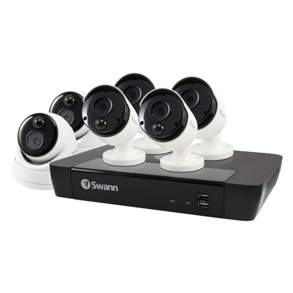 Swann SWNVK-875804B2D-AU 6 Camera 8 Channel 5MP HD NVR Security System