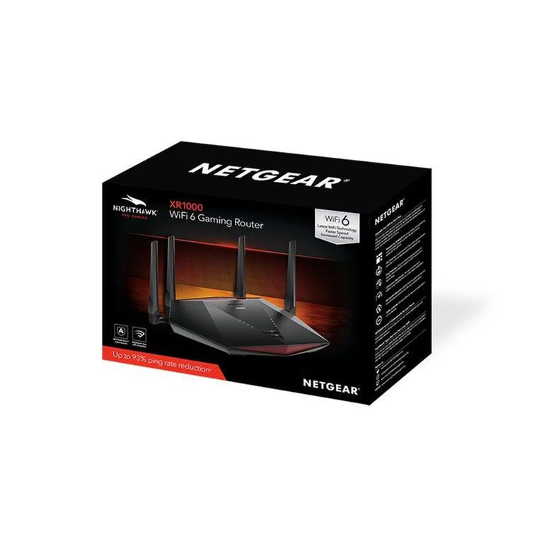 Netgear Nighthawk Pro Gaming XR1000-100AUS Wi-Fi 6 IEEE 802.11ax Ethernet Wireless Router
