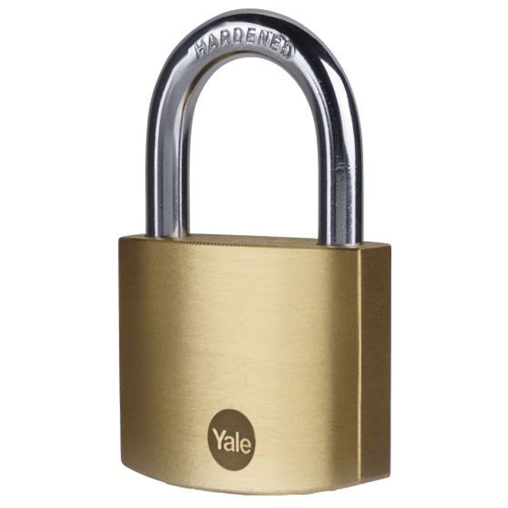 Yale Brass Padlock 50mm Pk 1 - Y110B/50/126/1