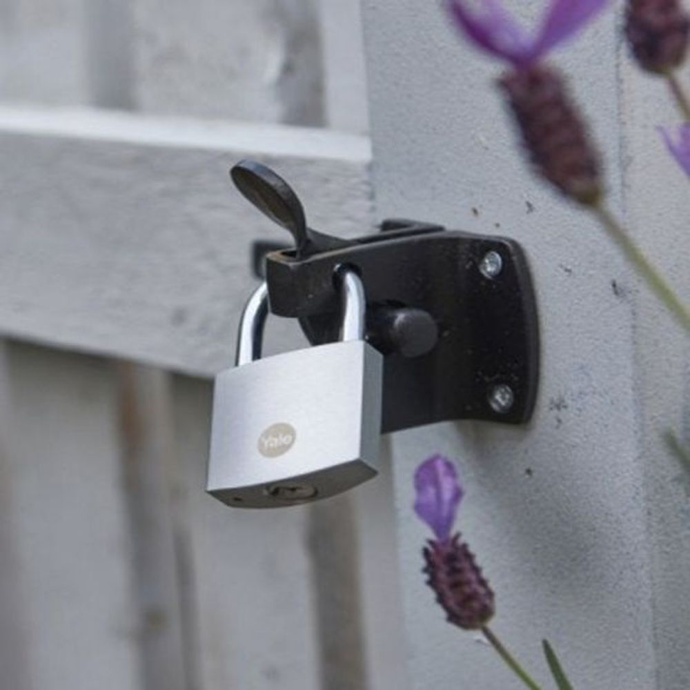 Yale 50mm Brass Padlock with Chrome Finish - Y120B/50/127/1