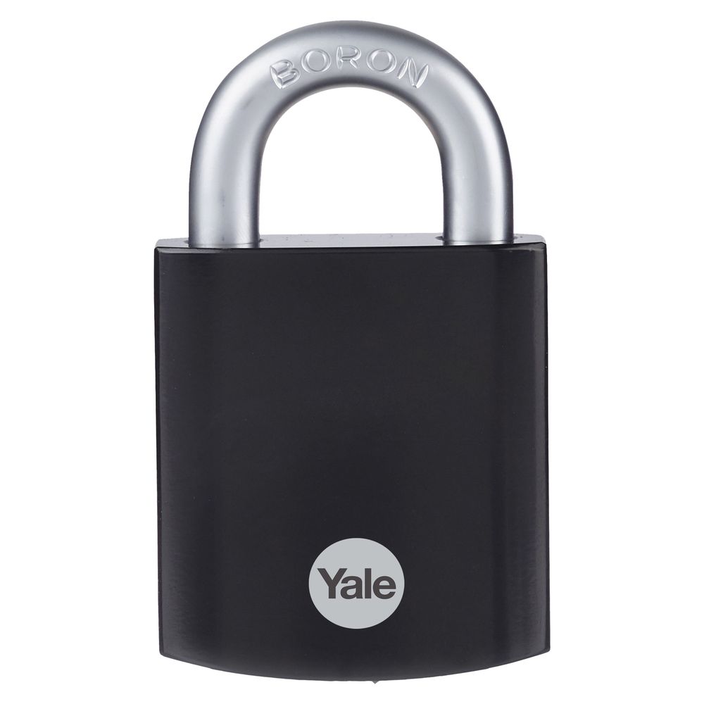 Yale 45mm Hardened Steel Padlock Black Finish - Y90SB/45/129/1