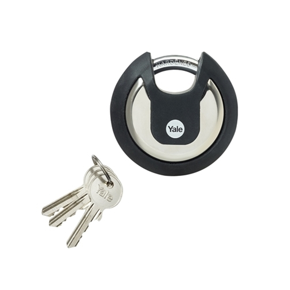 Yale 70mm Stainless Steel Padlock Closed Shackle - Y130B/70/116/1