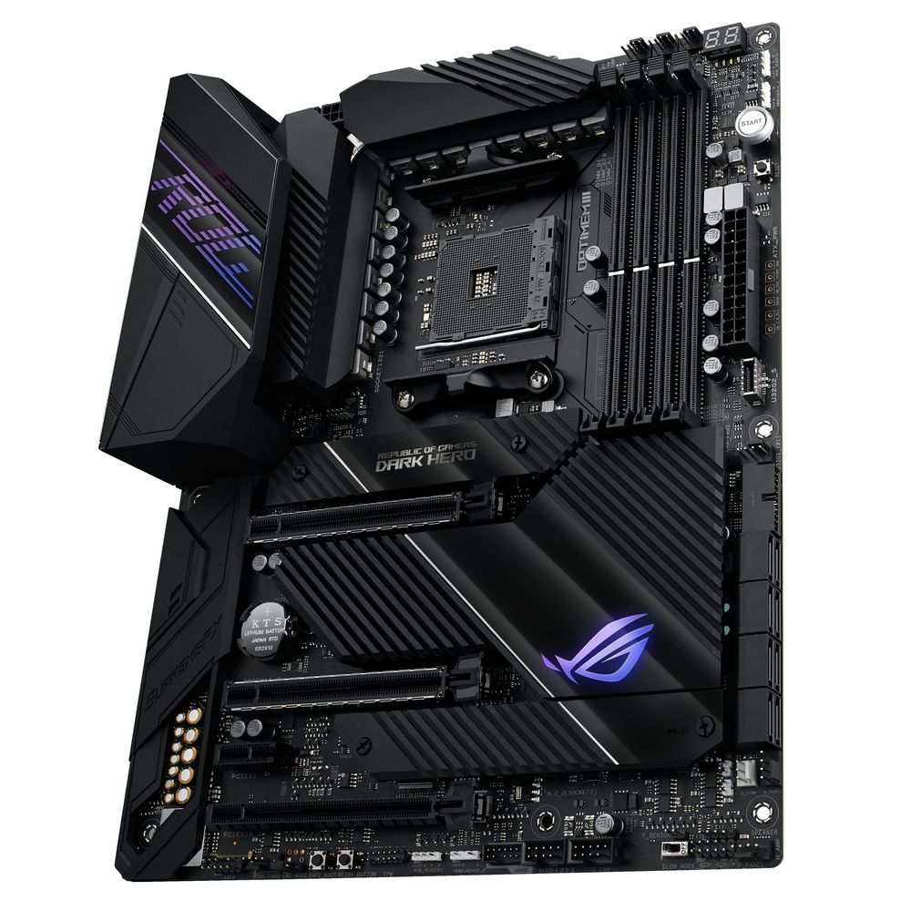 ASUS ROG Crosshair Viii Dark Hero AMD X570 ATX 4xDDR4 PCI-E 4.0 Bt