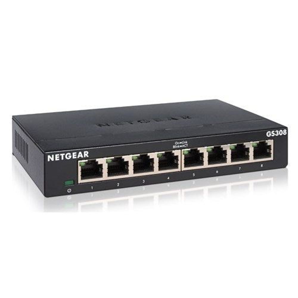 Netgear GS308-300AUS Networking Device - 8 Port Unmanaged Switch