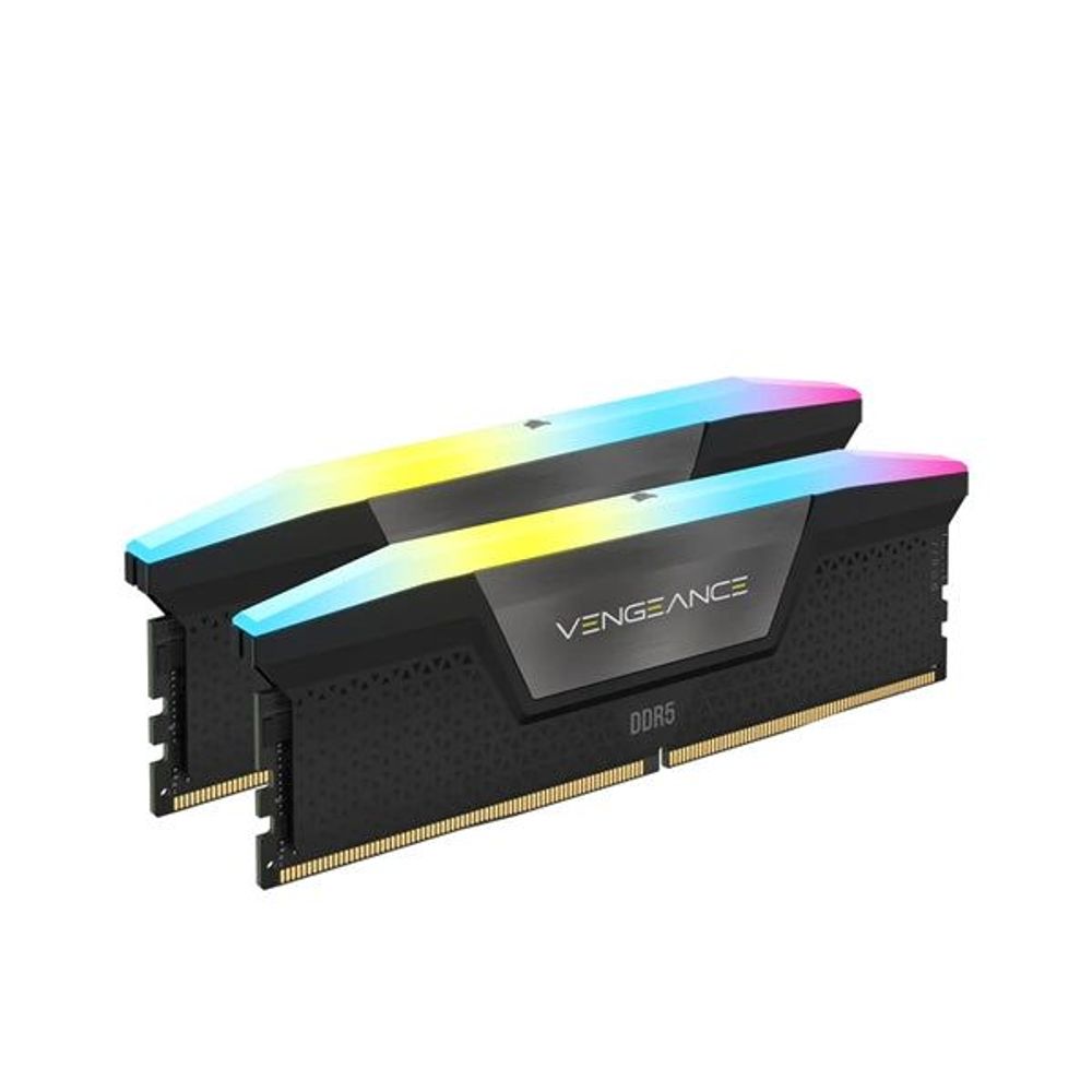 Corsair Vengeance RGB 32GB 2x16GB 6200MHz DDR5 Dimm Xmp 3.0 Black Heatspreader