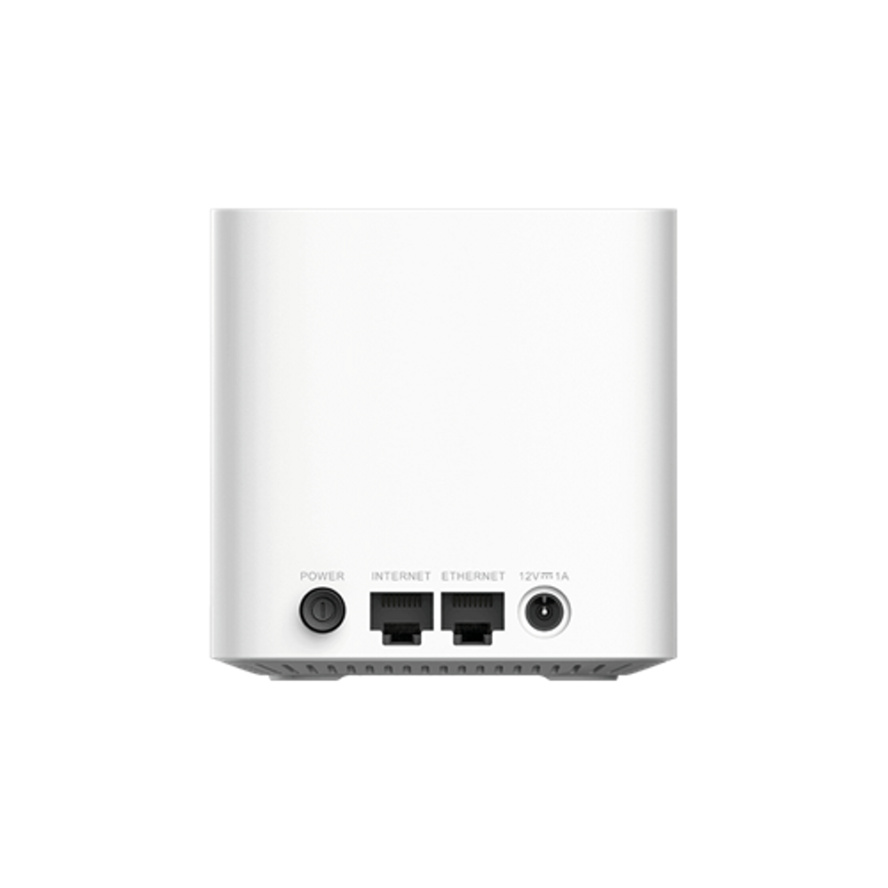 D-Link COVR mesh Wi-Fi router, back panel ports shown on white unit