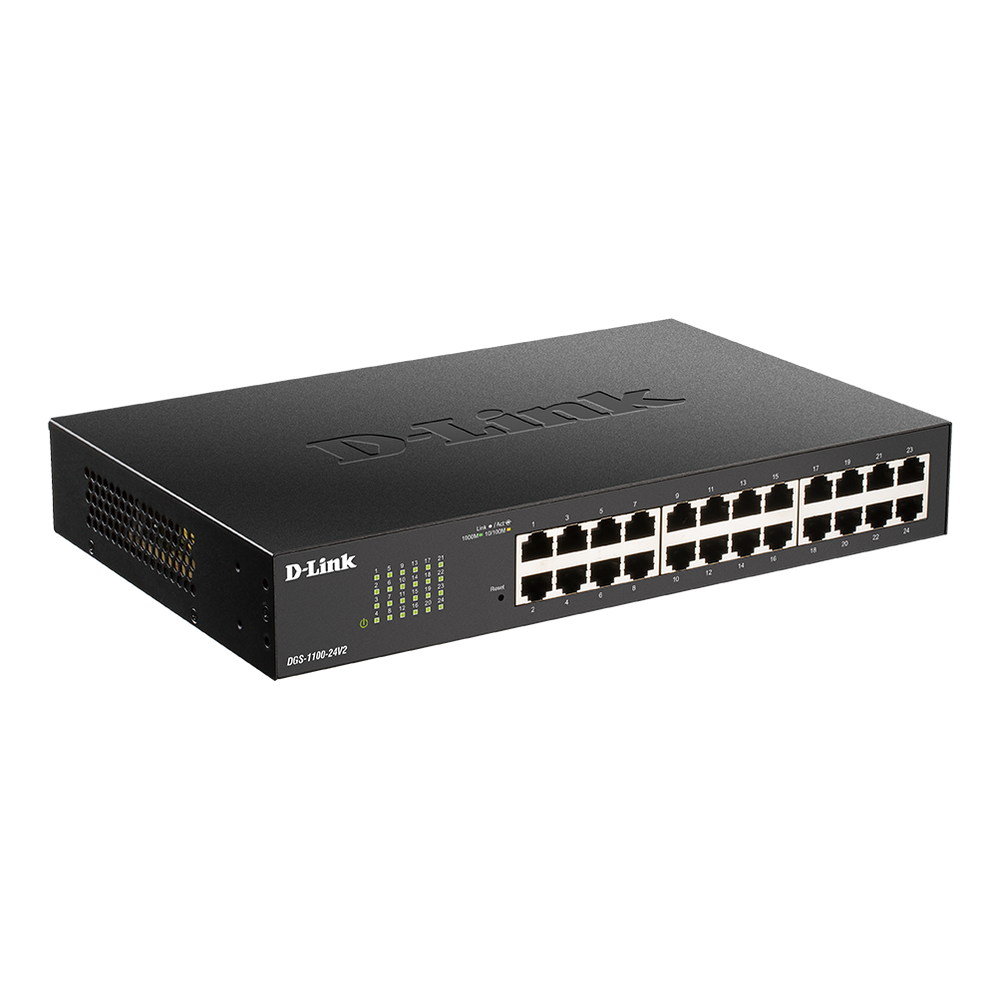 D-Link DGS-1100-24V2 24-Port Gigabit Smart Managed Switch