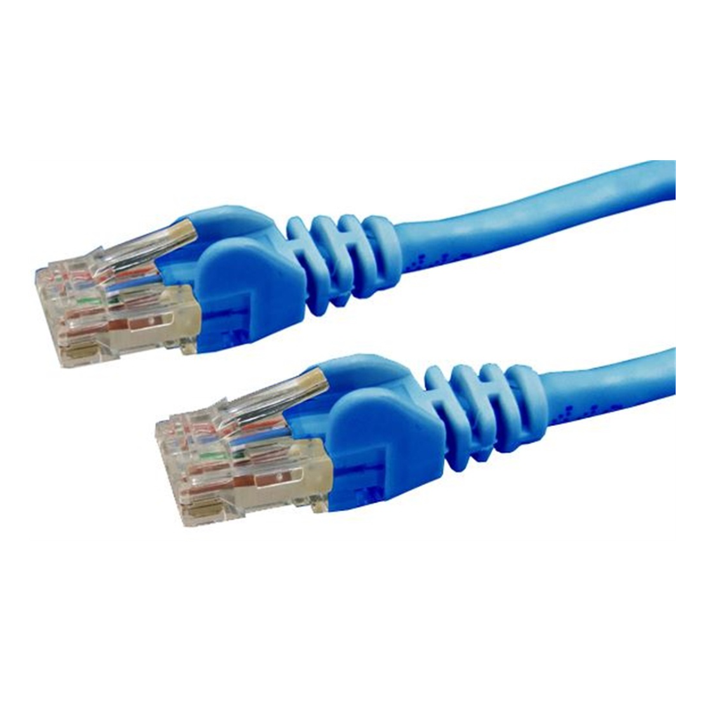 Dynamix PLE-C6A-40 - 40m Cat6 Blue UTP Patch Lead (T568A Specification) 250MHz