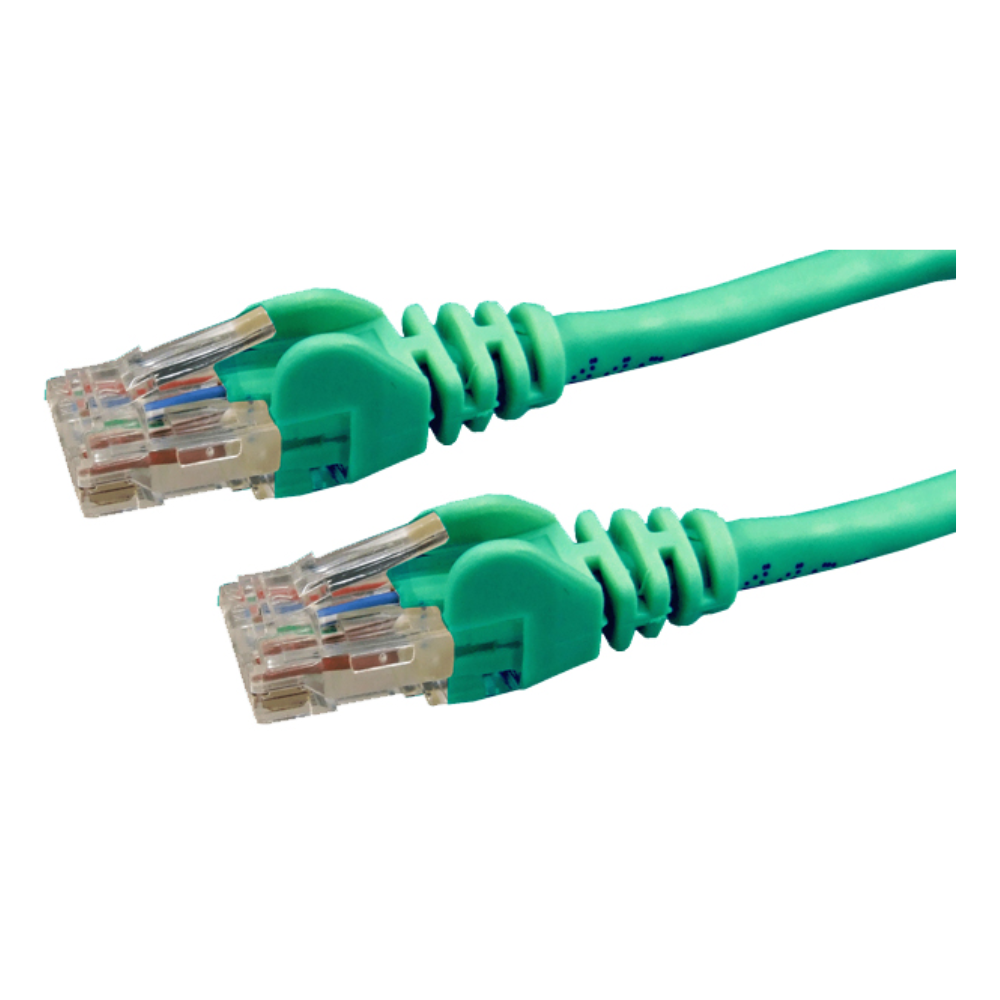 Dynamix PLG-C6A-5 - 5m Cat6 Green UTP Patch Lead (T568A Specification) 250MHz