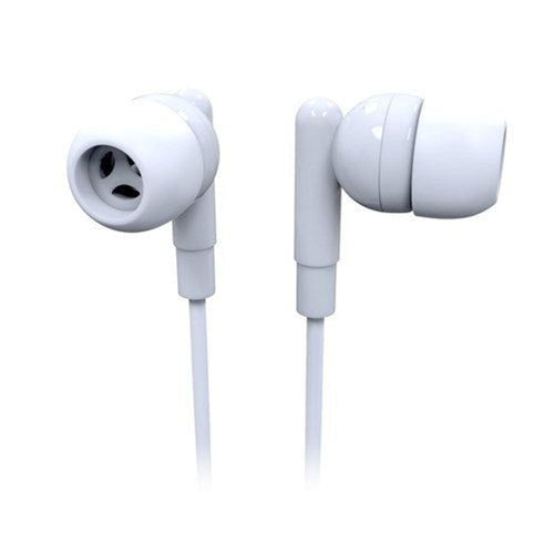 laser earbud headphone - white  tech supply shed