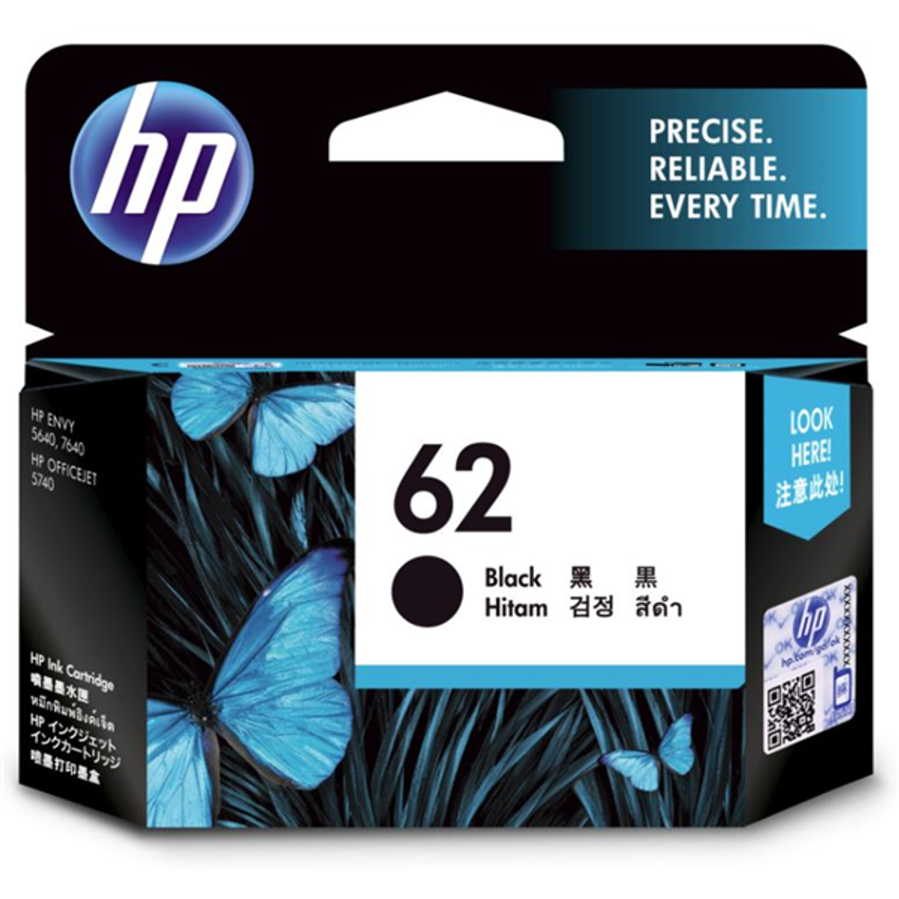 HP 62 Black Ink Cartridge