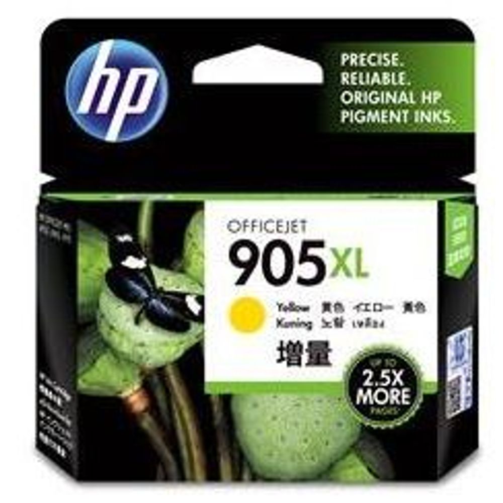 HP 905XL yellow ink cartridge, OfficeJet high yield