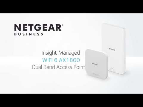 Netgear WAX610Y-100EUS 802.11ax 1.76 Gbit/s Wireless Access Point - 2.40 GHz, 5 GHz - MIMO Technology