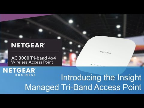 NETGEAR WAC540-10000S - 4x4 Tri-band Smart Cloud Wireless Access Point