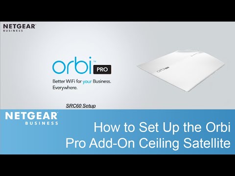 NETGEAR SRC60-100AUS Orbi Pro SRC60 AC3000 Tri-Band Add-on Satellite