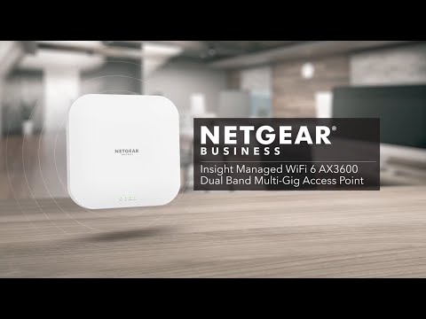 Netgear WAX620-100EUS Cloud Managed WiFi 6 Access Point