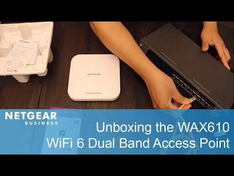 NETGEAR WAX610-100EUS - Dual-band AC1800 WiFi 6 Indoor Access Point