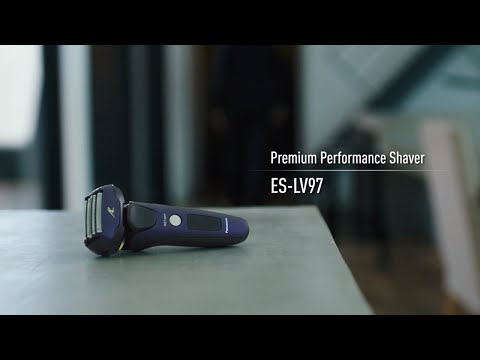 Panasonic ES-LV97-K841 5 Blade Linear Power Shaver with Cleaning Base