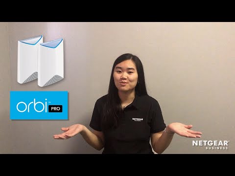NETGEAR SRK60-100AUS Orbi Pro AC3000 Tri-band Mesh WiFi System 2pk
