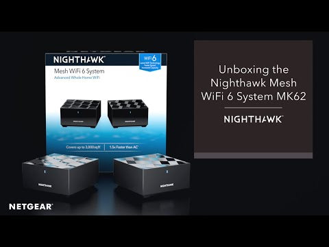 NETGEAR MK62-100AUS - Nighthawk MK62 AX1800 4-Stream WiFi 6 System 2pk