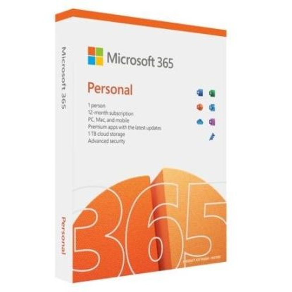 Microsoft Office M365 Personal English Apac Dm Subscr 1yr Medialess P8