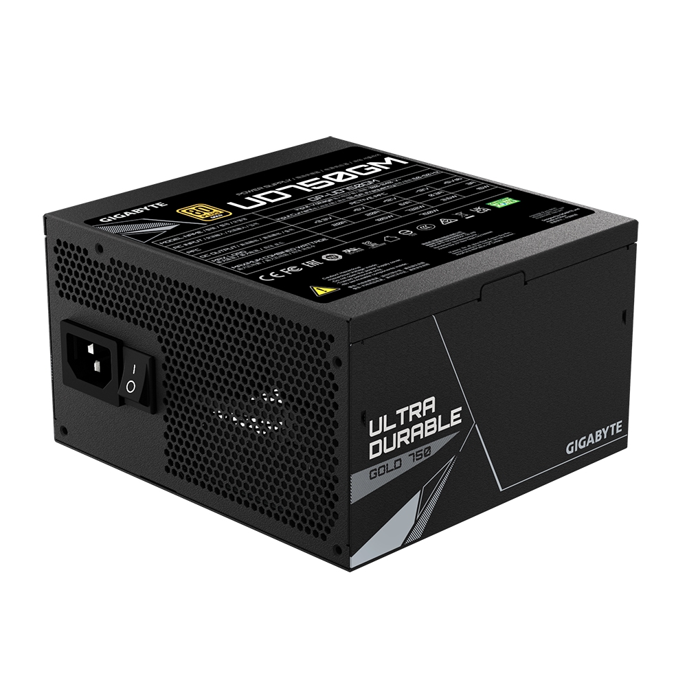 gigabyte 750w 80 plus gold full modular power supply tech supply shed